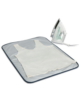 Household Essentials 129 Portable Ironing Blanket Matheat Resistantgrey 1Pack