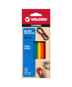 Velcro Brand Onewrap Ties Cable Management Wires Cords Self Gripping Cable Ties Reusable 5 Ct 8 X 12 Multic