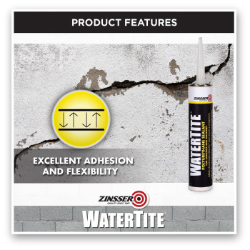 Rustoleum Zinsser Watertite Tube 5091 Poly Seal Joint Filling Waterproofing Caulking 101Ounce