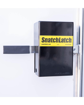 Snatchlatch Door Lock For Heavy Duty Trailer Anti Theft Device For Use With Cam Bar Style Latch Only Utility Trailers L