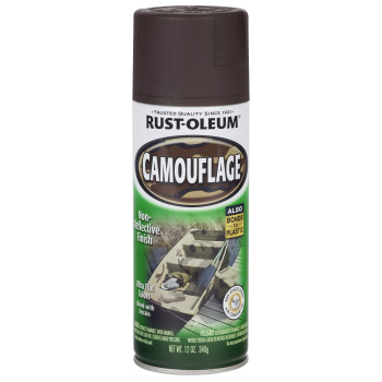 Rustoleum 1918830 Specialty Camouflage Spray Paint 12 Oz Earth Brown