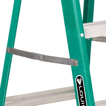 Louisville Ladder Fs4008 Fiberglass Standard Step Ladder 8 Feet Green