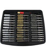 Ipa Tools 36Pc Bore Brush Set W 14 Driver Handle 8001D