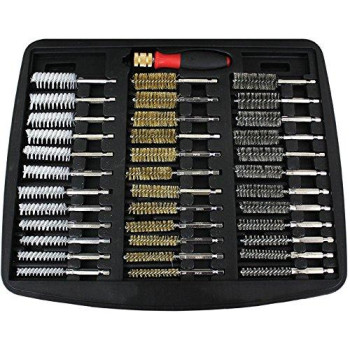 Ipa Tools 36Pc Bore Brush Set W 14 Driver Handle 8001D