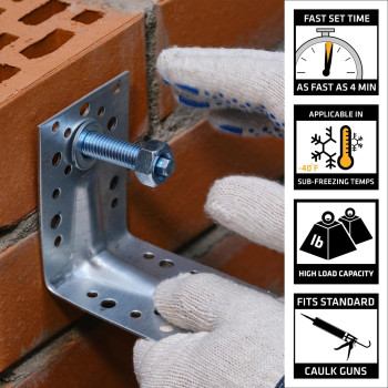 Sika Anchorfix2 Super Strength Anchoring Adhesive Two Component Anchor System For Threaded Bars In Uncracked Concrete 101 F