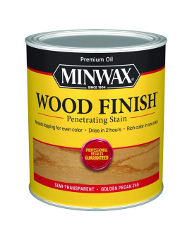 Qt Minwax 70041 Golden Pecan Wood Finish Penetrating Oilbased Wood Stain