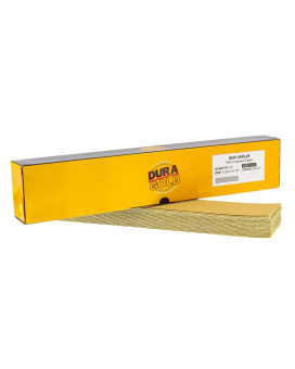 Duragold Premium 40 Grit Gold Precut Psa Longboard Sandpaper Sheets Box Of 20 234 X 1612 Selfadhesive Stickyback Sa