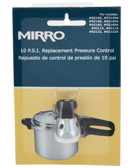 Mirro 92110 Stainless Steel Pressure Cooker And Canner Control 10Psi For Model 92140 92140A 92160 92160A 92180 92180A 92112 92