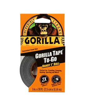 Gorilla 3044401 Tape Handy Roll 1Pack Black