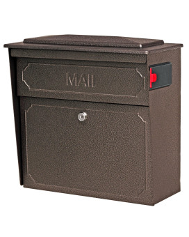 Mail Boss 7174 Townhouse Bronze Wall Mount Decorative Locking Security Mailbox For Home Medium