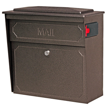 Mail Boss 7174 Townhouse Bronze Wall Mount Decorative Locking Security Mailbox For Home Medium