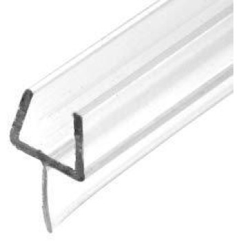 Crl Coextruded Clear Bottom Wipe With Drip Rail For 14 Glass 31 In Long