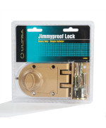 Heavy Duty Jimmy Proof Deadbolt Door Lock Brass Single Cylinder With Key Entry