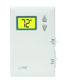 Lux Pro Psd011B Digital Nonprogrammable Thermostat For Home 1 Heat 1 Cool