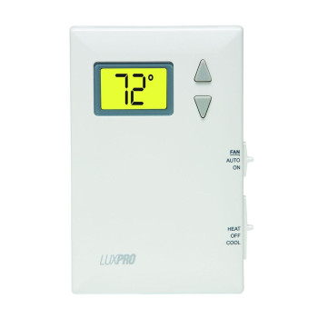 Lux Pro Psd011B Digital Nonprogrammable Thermostat For Home 1 Heat 1 Cool