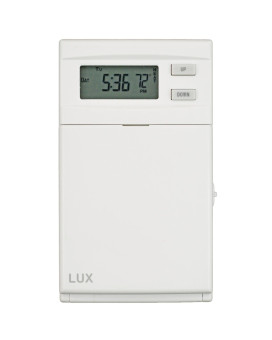 Lux Elv4 Line Voltage Programmable 52 Day Thermostat 1 Heat Line Voltage Only