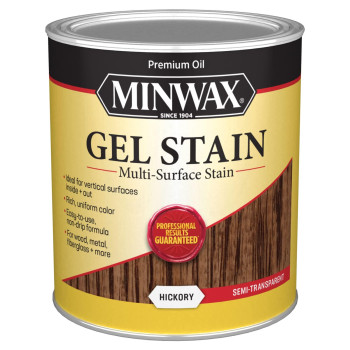 Minwax Gel Stain For Interior Wood Surfaces Quart Hickory