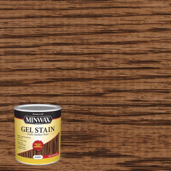 Minwax Gel Stain For Interior Wood Surfaces Quart Hickory