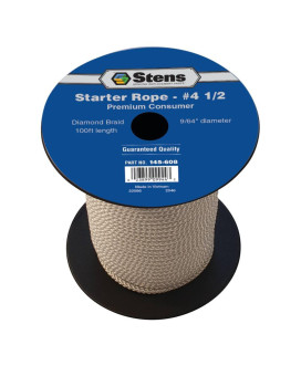 Stens 145608 Diamond Braid Starter Rope Heavyduty Rope For Weed Eater And Larger 2Cycle Engines Strong Rope Low Stretch Oe