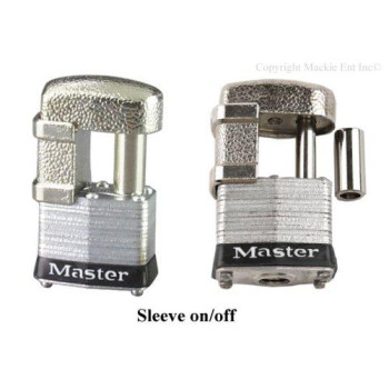 Master Lock 37Ka Shrouded Laminated Steel Pin Tumbler Padlock Keyed Alike 1916Inch Wide Body Shackle Fits 932Inch Or 12