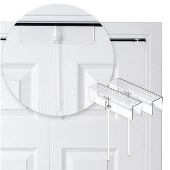 2 Pack Safety Innovations Bifold Door Lock Closet Protection Child And Pet Proof Bifold Door Lock Toolfree Installat