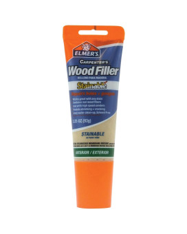 Elmers All Purpose Carpenters Wood Filler Easy Cleanup Stainable 325Ounce E887Q Pack Of 1