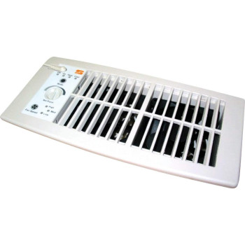 Suncourt Flush Fit Hc500W Vent Cover With Fan Booster Energy Efficient Ac Register Booster Improved Air Flow For Better Indoo