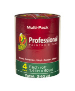 Duck Brand Professional Painters Tape 4Pack 141 X 60 Yd Beige 1362492