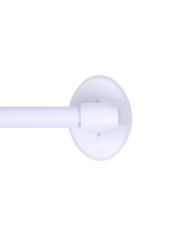 Kenney 58 Magnetic Curtain Rod 1628 White