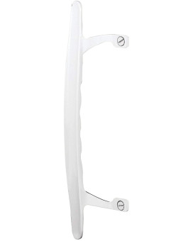 Primeline C 1196 658 In White Painted Diecast Sliding Patio Door Pull Handle Single Pack