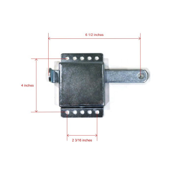 Garage Door Side Lock For 2 Or 3 Inch Track