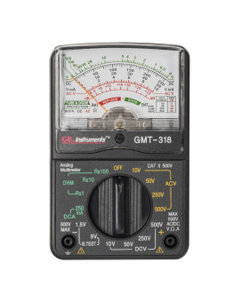 Gardner Bender Gmt318 Analog Multimeter 6 Function 14 Range Ac Dc Volt 500V