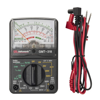 Gardner Bender Gmt318 Analog Multimeter 6 Function 14 Range Ac Dc Volt 500V