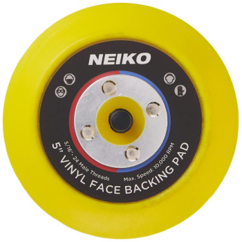 Neiko 30261A 5 Sanding Pad With Vinyl Psa Backing 516 Arbor With 24 Thread Mounts 10 000 Rpm Sanding Pads Are Ideal Fo