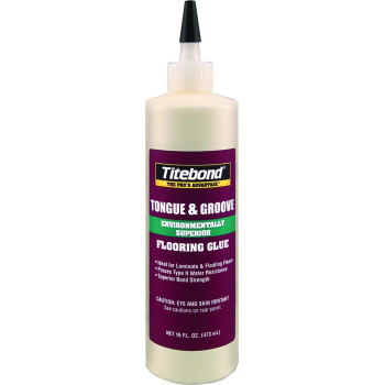 Titebond 2104 Tongue And Groove Glue Bottle 16 Oz White