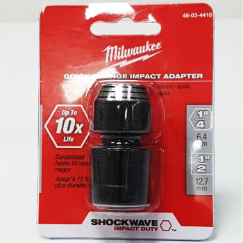 Milwaukees 48034410 Shockwave 12Inch Square By 14Inch Hex Adapter