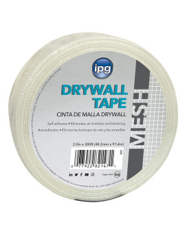 Ipg Fiberglass Mesh Drywall Joint Tape Seams Real Easy 19 X 300 Ft Single Roll