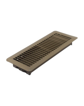 Accord Abfrbr412 Floor Register With Louvered Design 4Inch X 12Inchduct Opening Measurements Brown