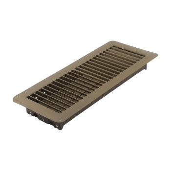 Accord Abfrbr412 Floor Register With Louvered Design 4Inch X 12Inchduct Opening Measurements Brown