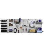 Wall Control 30Wrk800Gb Master Workbench Metal Pegboard Tool Organizer Grayblack