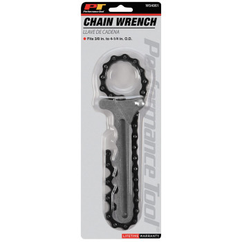 Performance Tool W54061 Universal Steel Chain Wrench Filter Wrench Fits 38Inchto 414Inchod