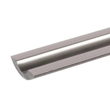 Crl Brushed Nickel Frameless Shower Door Halfround Threshold 31 In Long