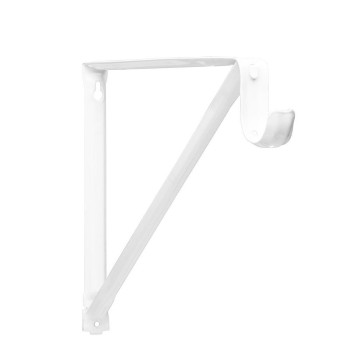 Closet Pro Rp0044Bwt Light Duty 11 In Shelf And Rod Bracket White