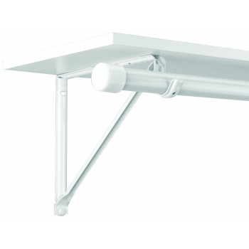 Closet Pro Rp0044Bwt Light Duty 11 In Shelf And Rod Bracket White