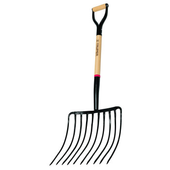 Truper 33570 Tru Pro Ensilage Fork 10Tine Forged Steel Dhandle 30Inch Browna