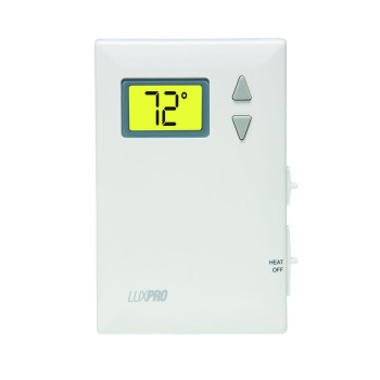 Lux Pro Psd010B Mechanical Nonprogrammable Thermostat 1 Heat Only Without Fan Batteries Included