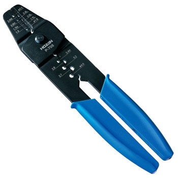 Hozan Crimping Tool For Open Barrel Type Contact Crimping Pliers Die Part With Steps Thin Finish Awg 28 14 P706