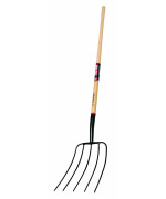 Truper 30325 Tru Pro 54Inch Barley Fork 5Tine Ash Handle