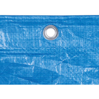 Performance Tool W6002 6 X 8 Ft Tarp Cover Blue Waterproof Great For Tarpaulin Canopy Tent Boat Rv Or Pool Cover Performance