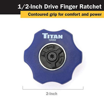 Titan 12092 12Inch Drive 72Tooth Finger Ratchet